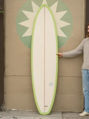 7'0 Radio Diamond Tail Egg 2+1 - Lime Green