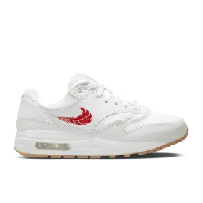 Air Max 1 The Bay (GS) - White/University Red