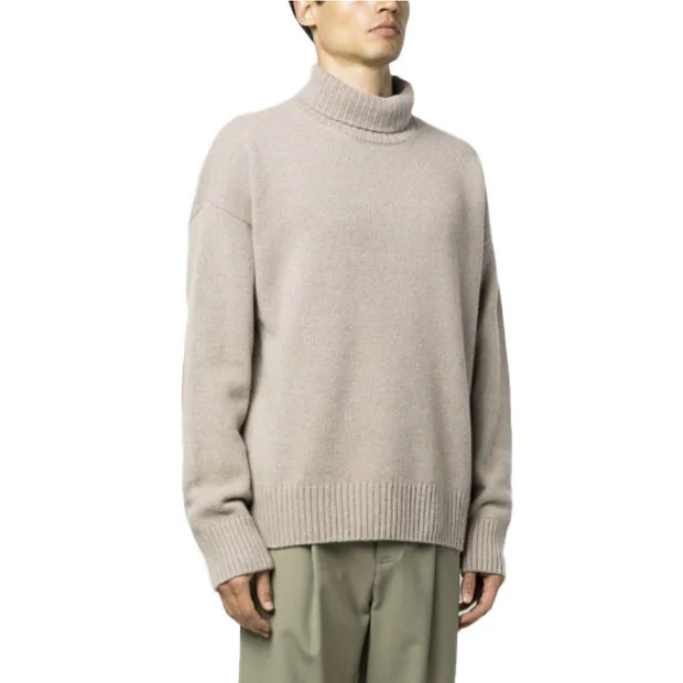 AMI PARIS  |Casual Style Wool Long Sleeves Plain High-Neck