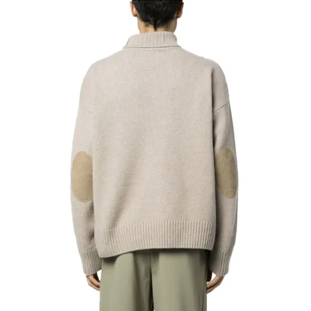 AMI PARIS  |Casual Style Wool Long Sleeves Plain High-Neck