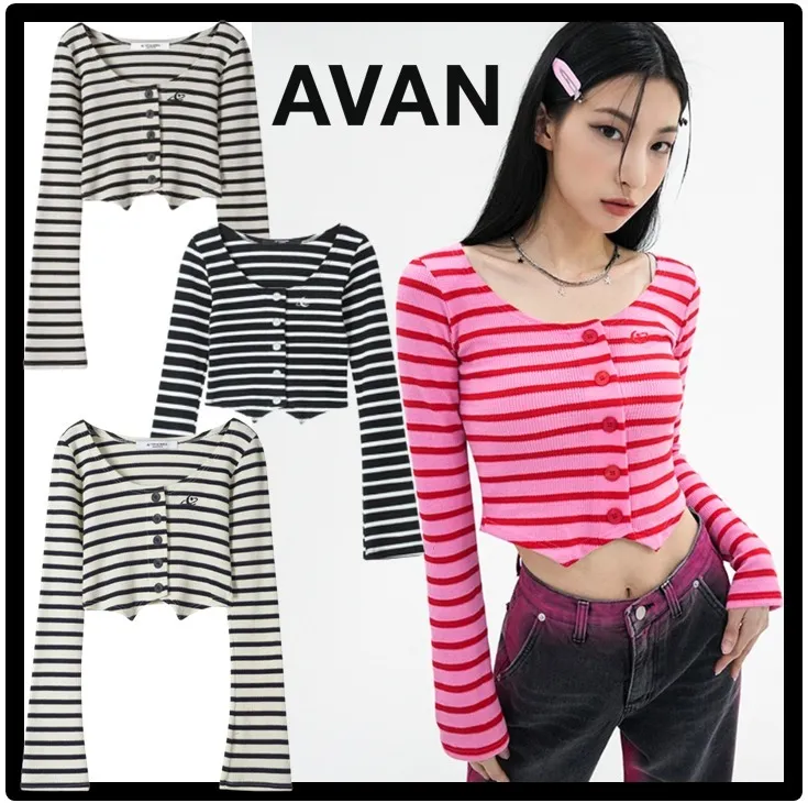 AVANDRESS  |Casual Style Street Style Logo Cardigans