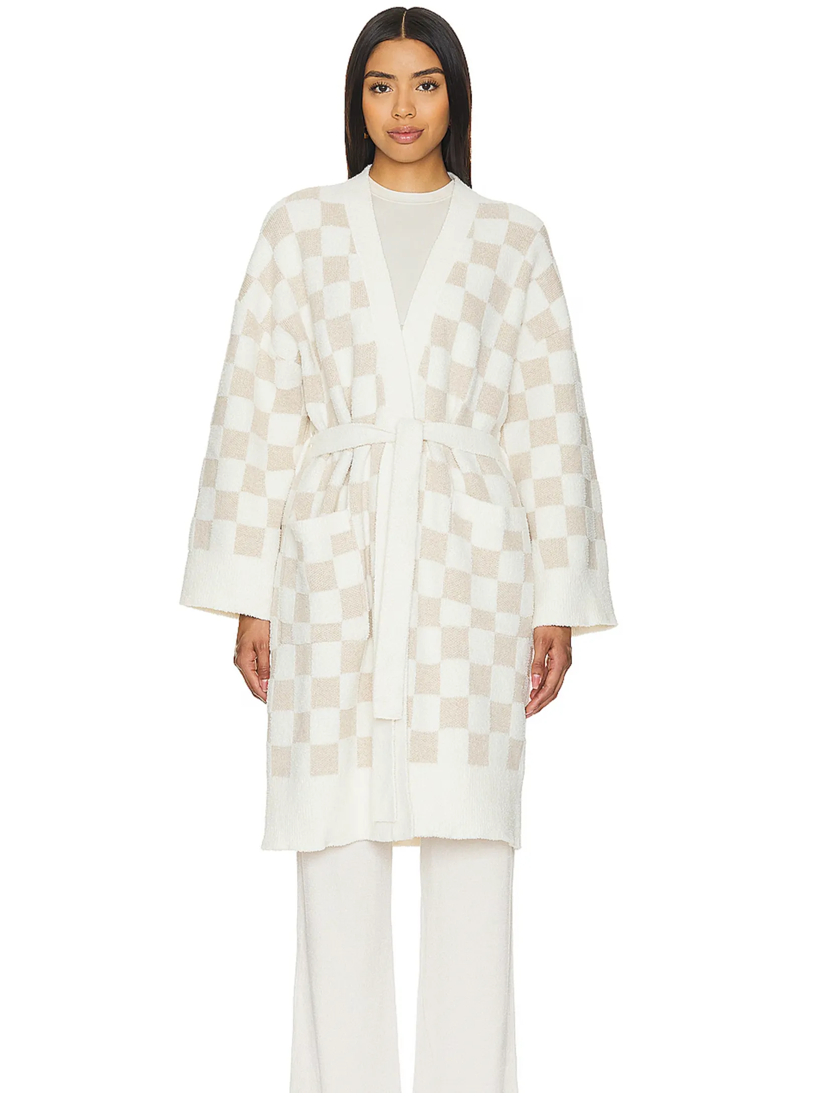 Barefoot Dreams : Cozychic Cotton Checkered Robe