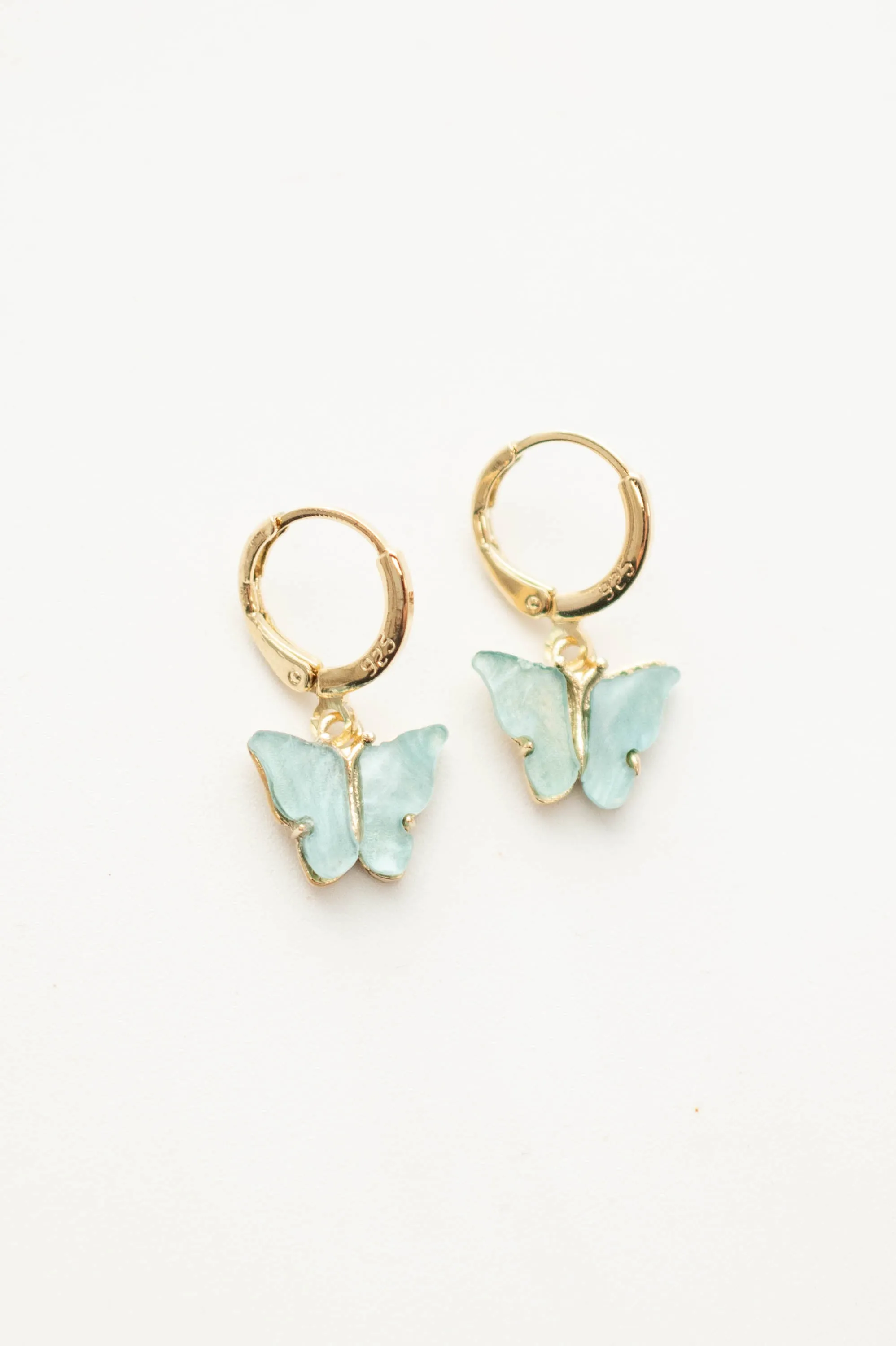 Beautiful Butterflies Earrings, Blue