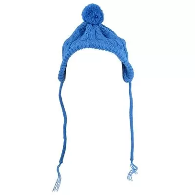 Blue Toboggan Wool Beanie Dog Hat