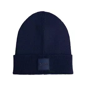 Boss Foxxy 1 Beanie Hat - Navy Blue