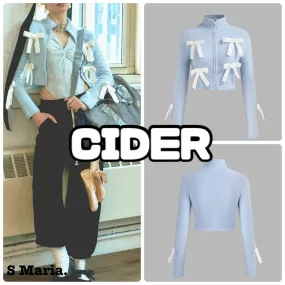 Cider  |Casual Style Street Style Long Sleeves Plain Cardigans