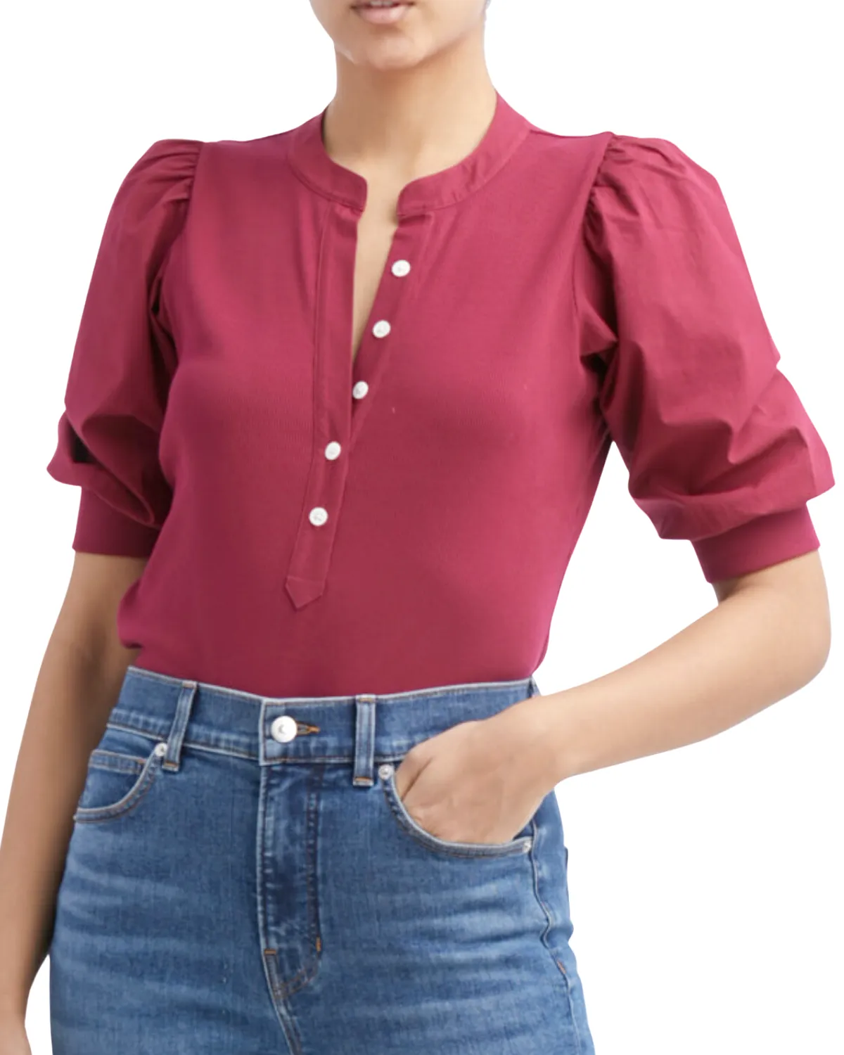 Coralee Top (Raspberry)