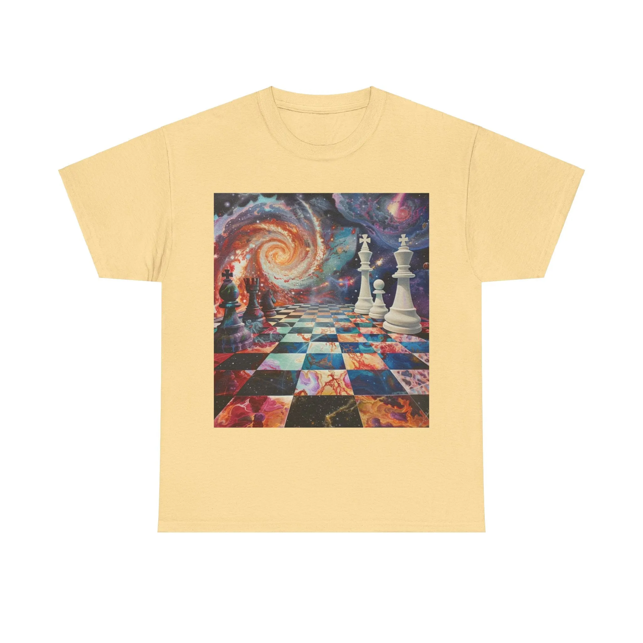 Cosmic Chess Unisex Heavy Cotton Tee