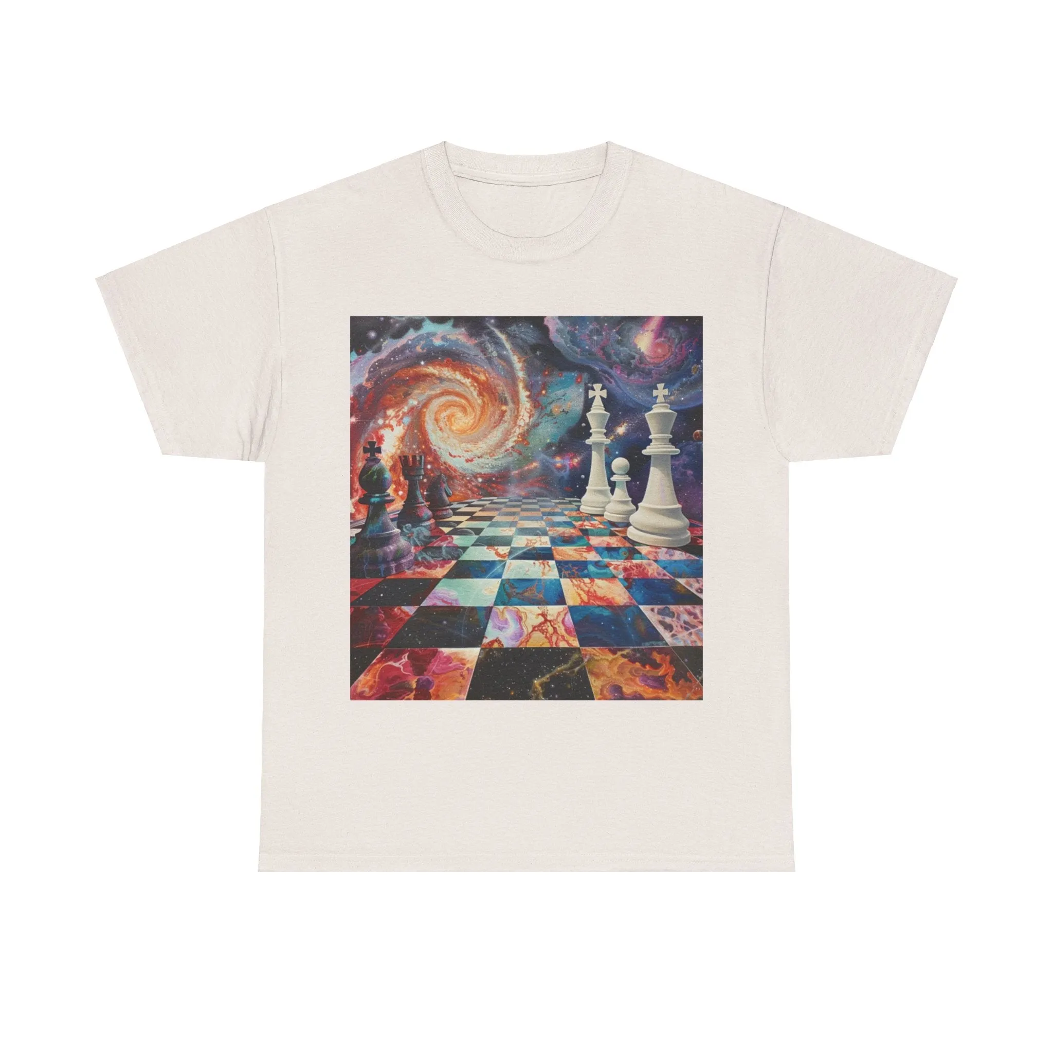 Cosmic Chess Unisex Heavy Cotton Tee