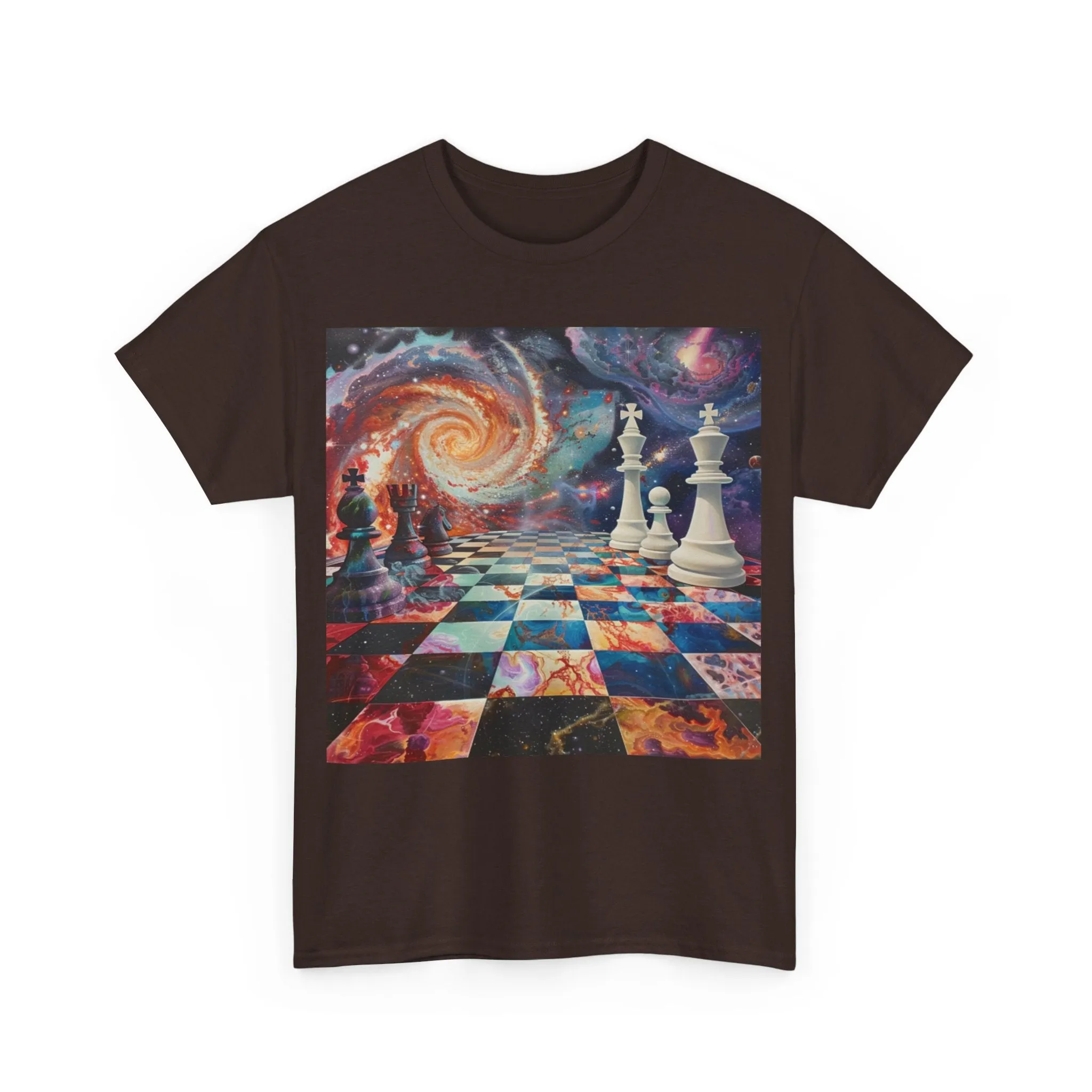 Cosmic Chess Unisex Heavy Cotton Tee