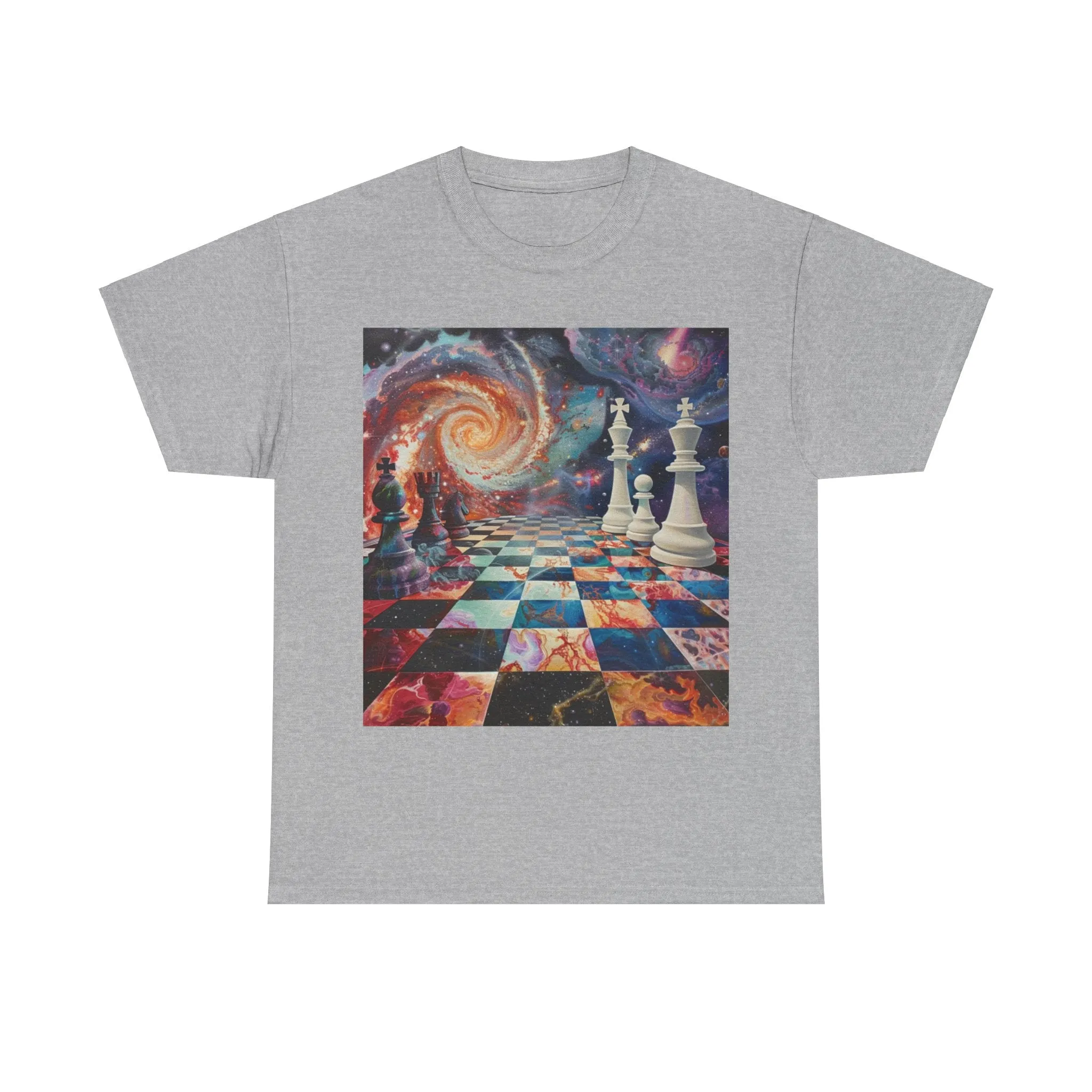 Cosmic Chess Unisex Heavy Cotton Tee