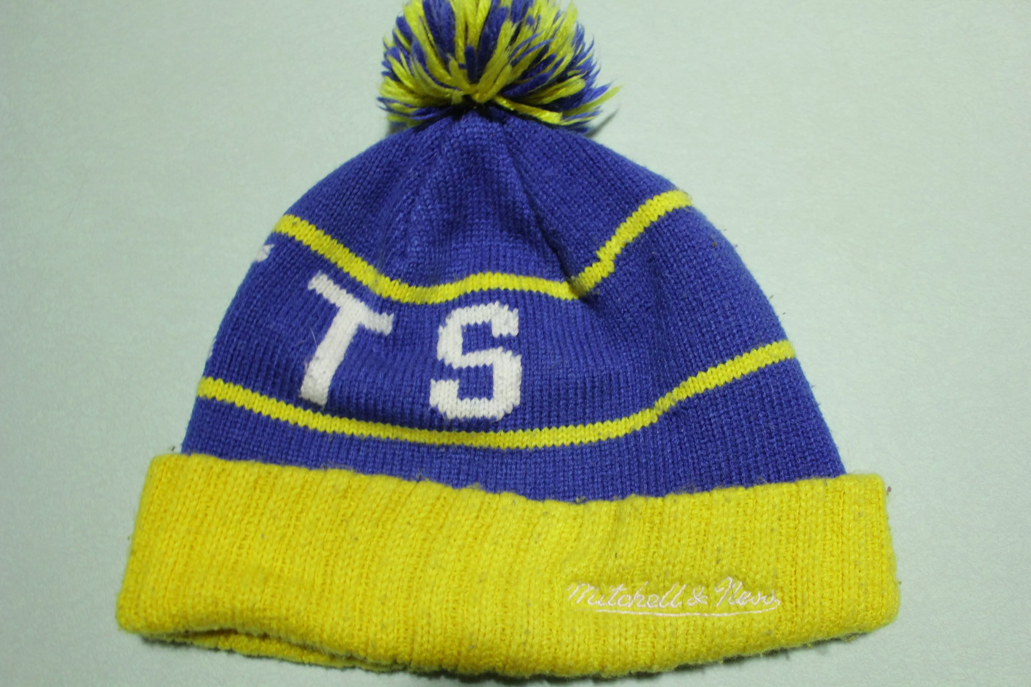 Denver Nuggets 2000's Blue NBA Basketball Mitchell Ness Stocking Hat Snow Cap Beanie