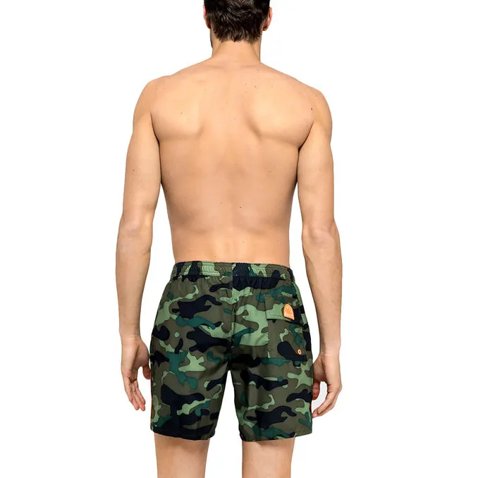 ELASTICIZED MID-WAIST LENGTH SWIMSUIT Man Deep Forest