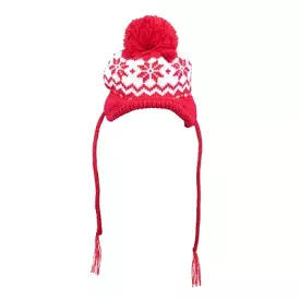 Fairisle Snowflake Wool Beanie Dog Hat