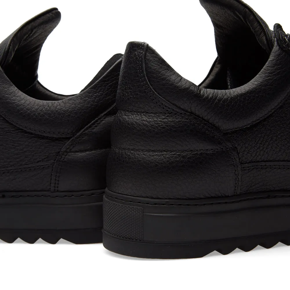 Filling Pieces Low Top SneakerBlack Thick Ripple