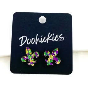 Fleur de Lis Stud Earrings