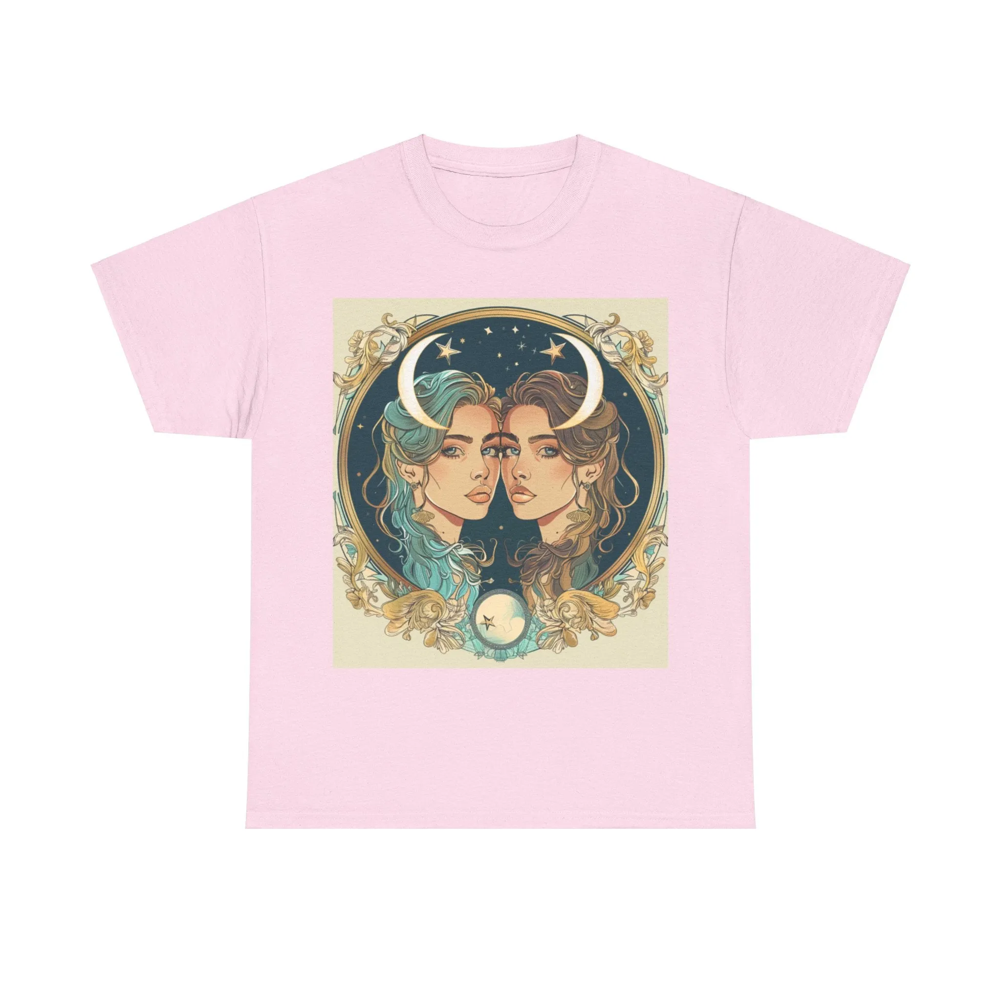 Gemini zodiac Unisex Heavy Cotton Tee