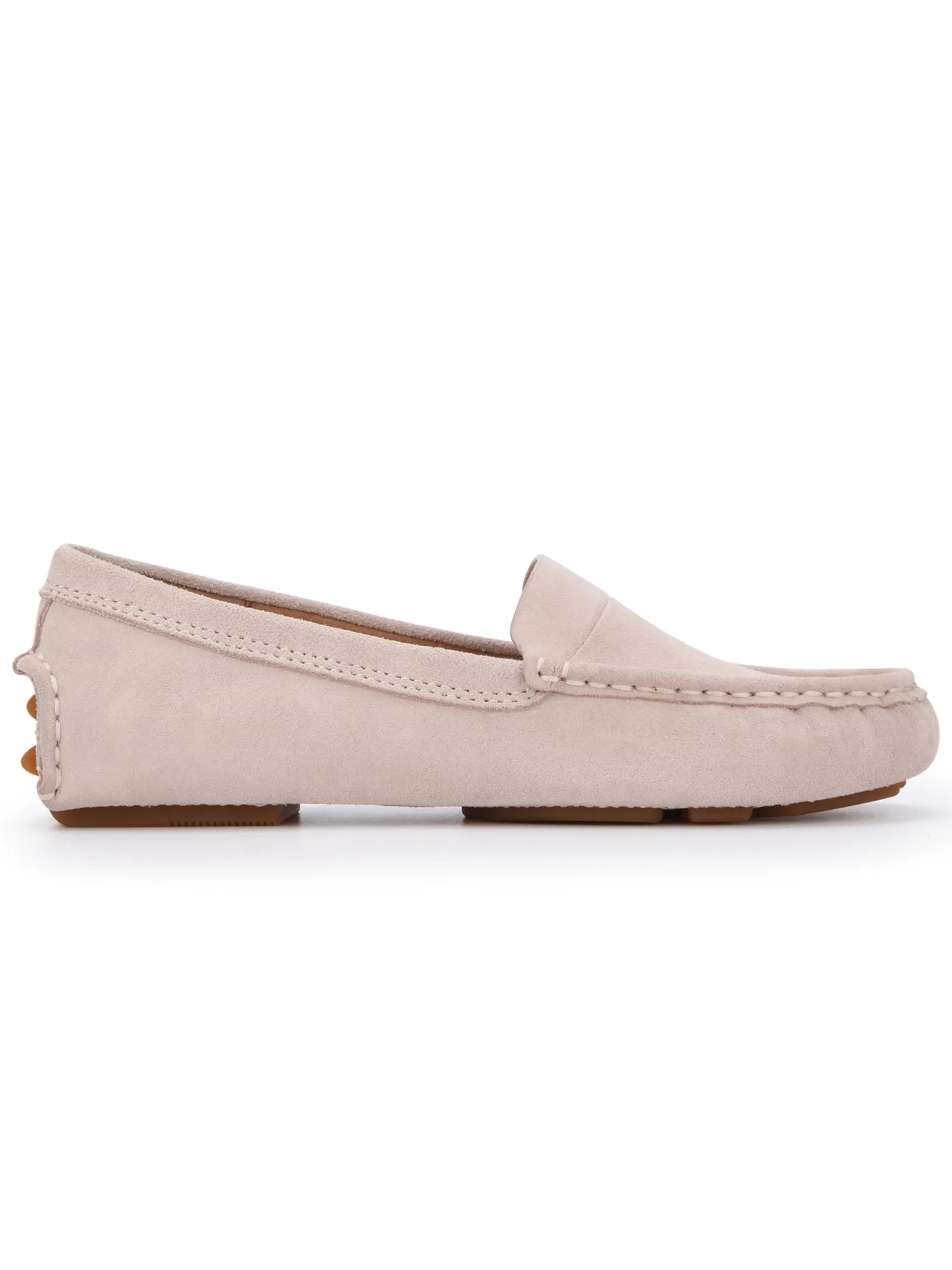 GENTLE SOULS KENNETH COLE Womens Pink Breathable Water Resistant Cushioned Mina Round Toe Slip On Leather Loafers Shoes