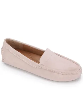 GENTLE SOULS KENNETH COLE Womens Pink Breathable Water Resistant Cushioned Mina Round Toe Slip On Leather Loafers Shoes