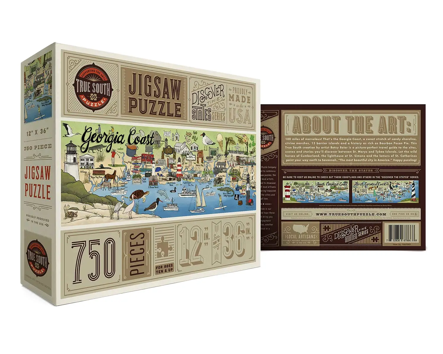 Georgia Coast Puzzle - 750pc