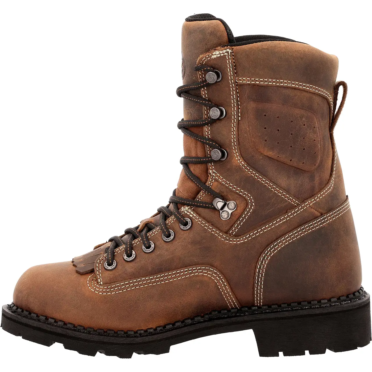 Georgia Men's USA Made Waterproof Logger Work Boot - Brown - GB00538