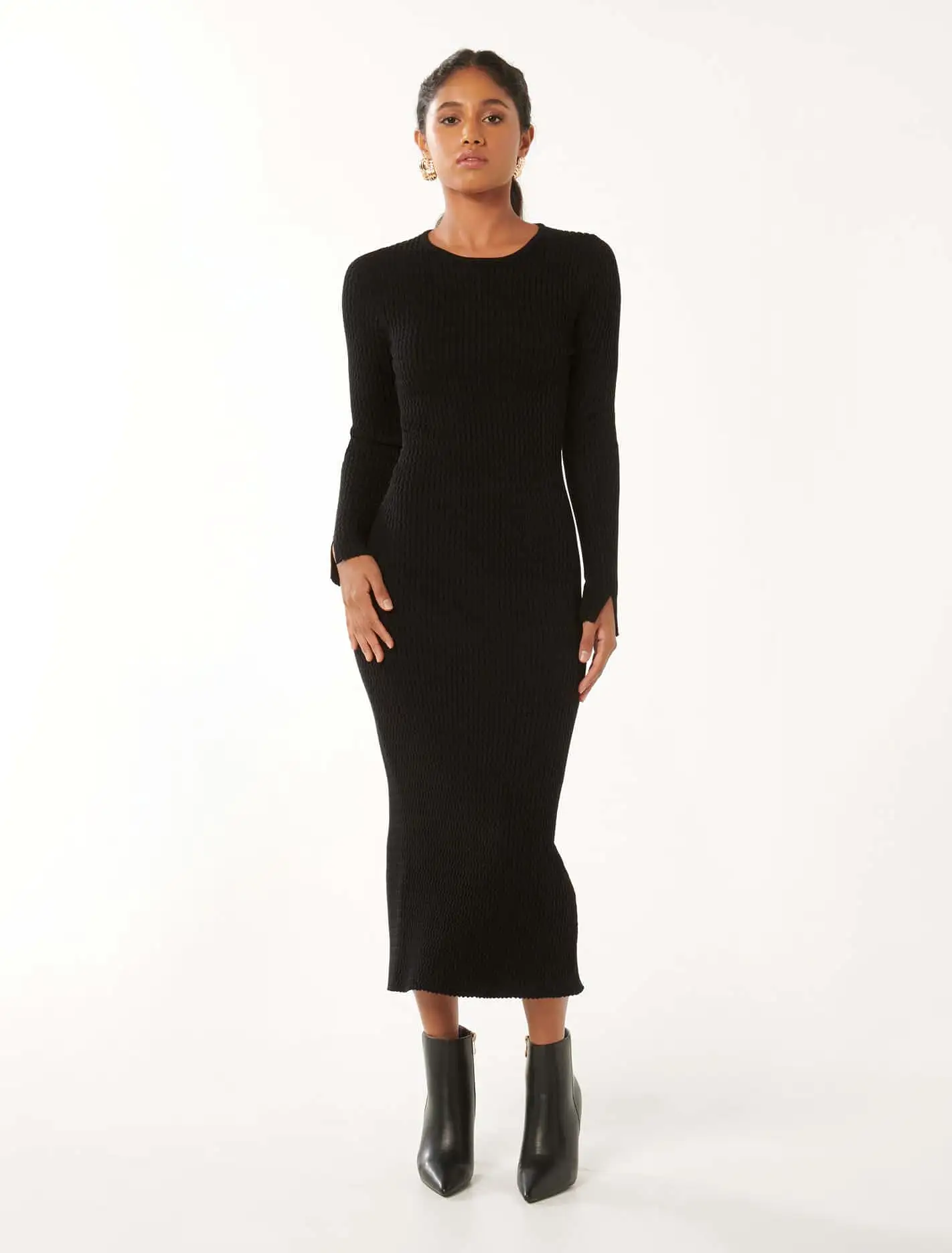 Georgia Petite Crew Neck Dress