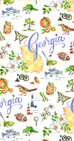 Georgia State Collection Guest Towel