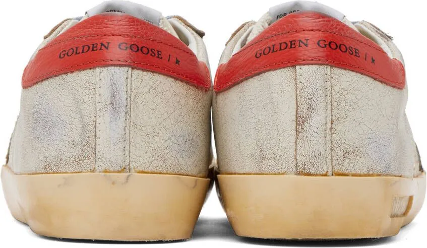 Golden Goose Beige Super-Star Penstar Sneakers