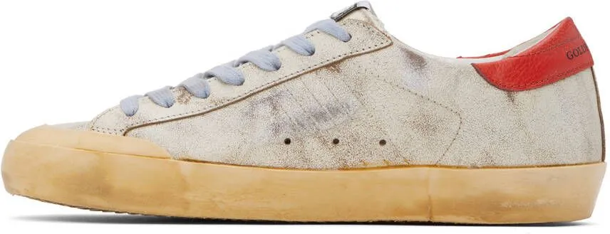 Golden Goose Beige Super-Star Penstar Sneakers