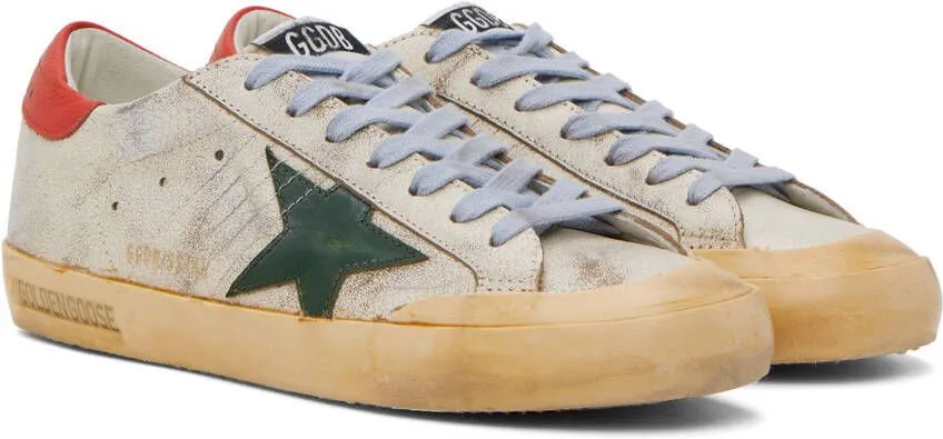 Golden Goose Beige Super-Star Penstar Sneakers