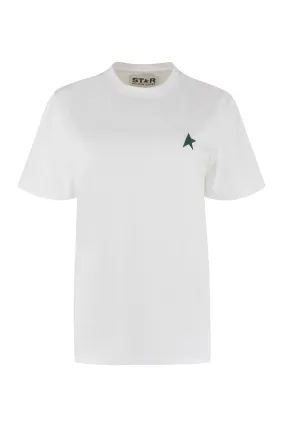 Golden Goose Deluxe Brand Logo Printed Crewneck T-Shirt