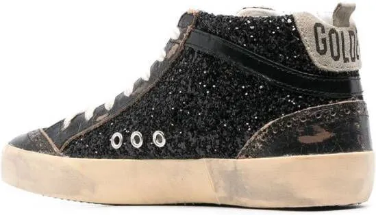 Golden Goose GG Mid Star lace-up sneakers Black