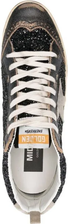 Golden Goose GG Mid Star lace-up sneakers Black