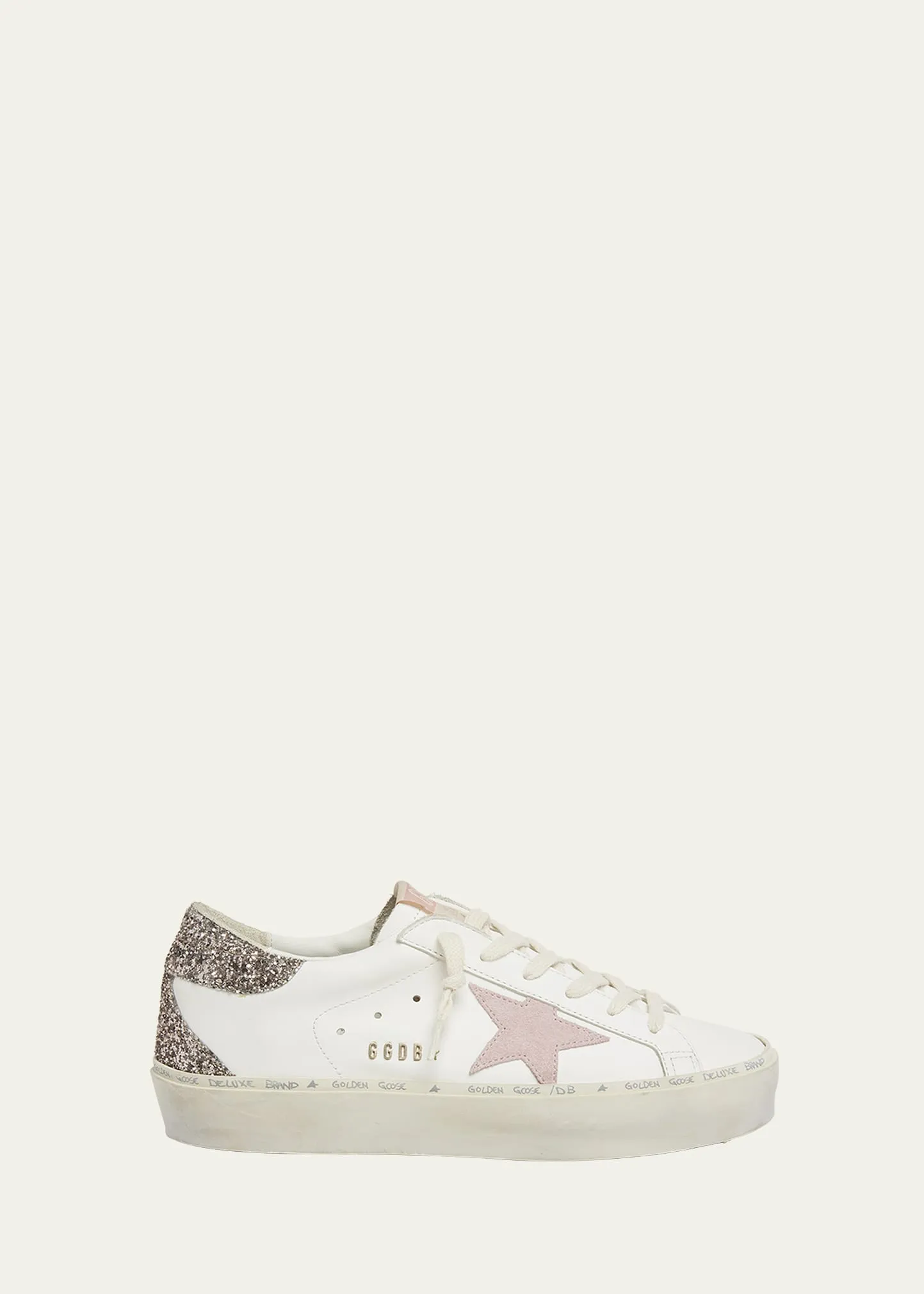 Golden Goose Hi Star Multi Glitter Low-Top Sneakers