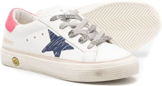 Golden Goose Kids May low-top sneakers White