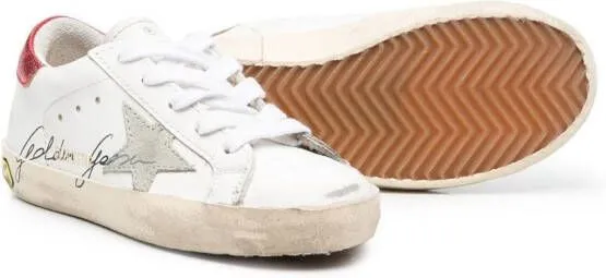 Golden Goose Kids Superstar low-top sneakers White