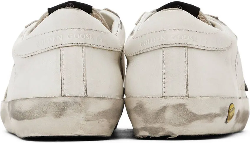 Golden Goose Kids White Old School Sneakers