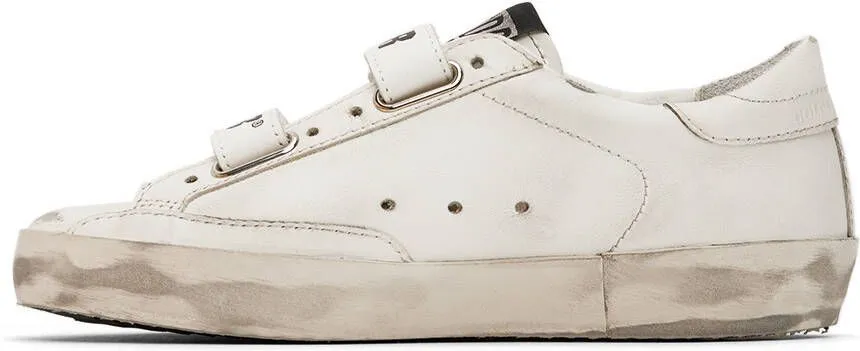 Golden Goose Kids White Old School Sneakers