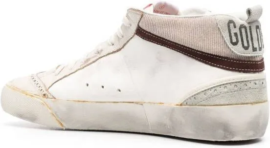 Golden Goose Mid-Star hi-top sneakers Neutrals