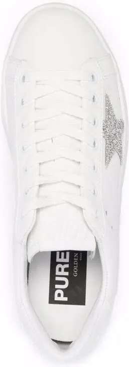 Golden Goose Purestar leather sneakers White