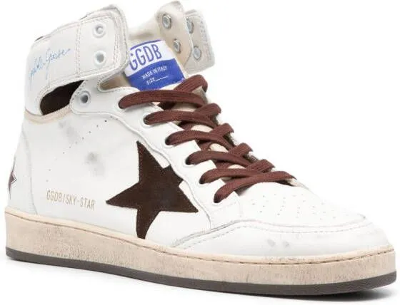 Golden Goose Sky-Star high-top sneakers White