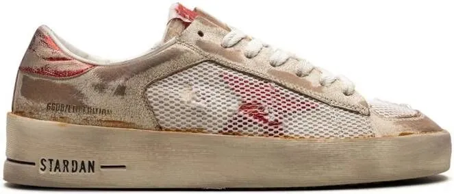 Golden Goose Stardan mesh-panelled sneakers Neutrals