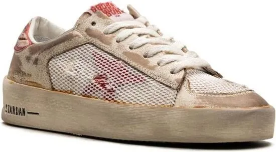 Golden Goose Stardan mesh-panelled sneakers Neutrals