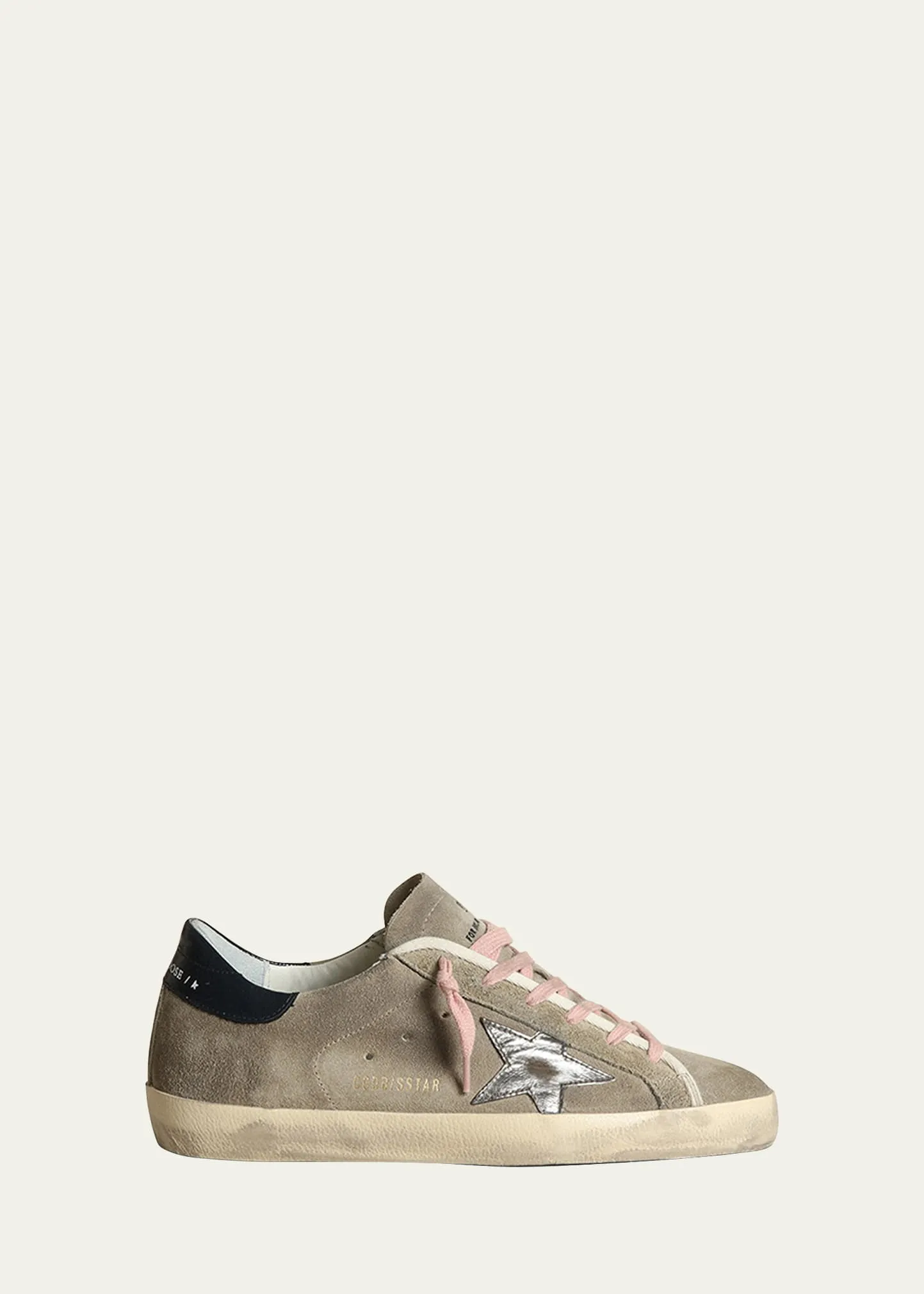 Golden Goose Superstar Mixed Leather Low-Top Sneakers