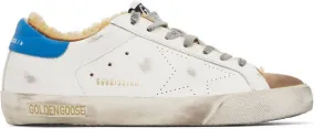 Golden Goose White Super-Star Skate Sneakers