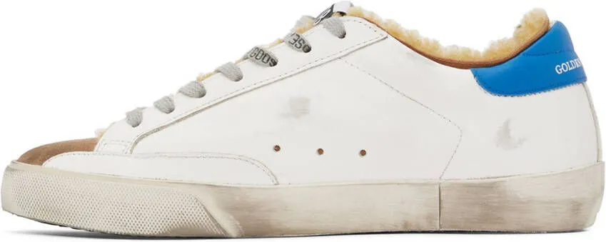 Golden Goose White Super-Star Skate Sneakers