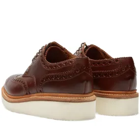 Grenson Archie V BrogueChestnut Pull Up