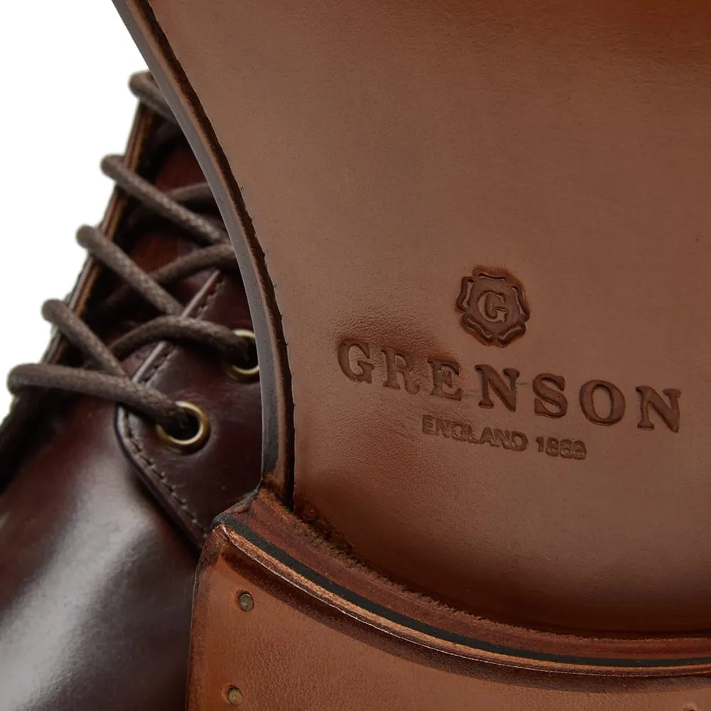 Grenson Fred Brogue BootChestnut Pull Up