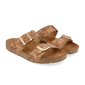 Haflinger Andrea Slide Sandal (Women) - Henna