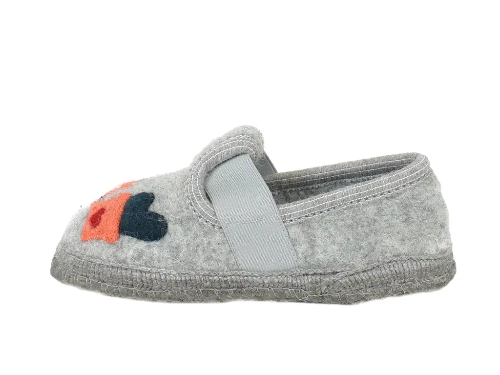 Haflinger Children's slippers Cactus Grey